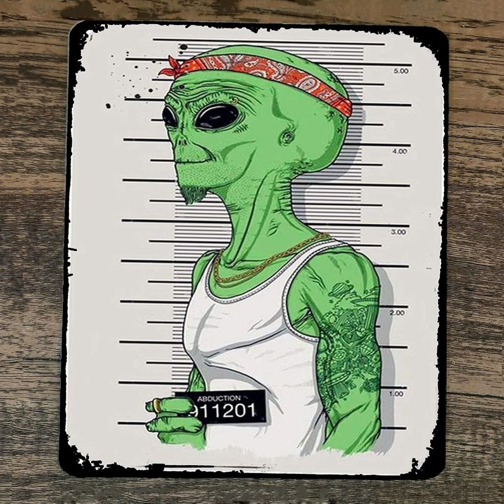 Mouse Pad Alien Mugshot‎